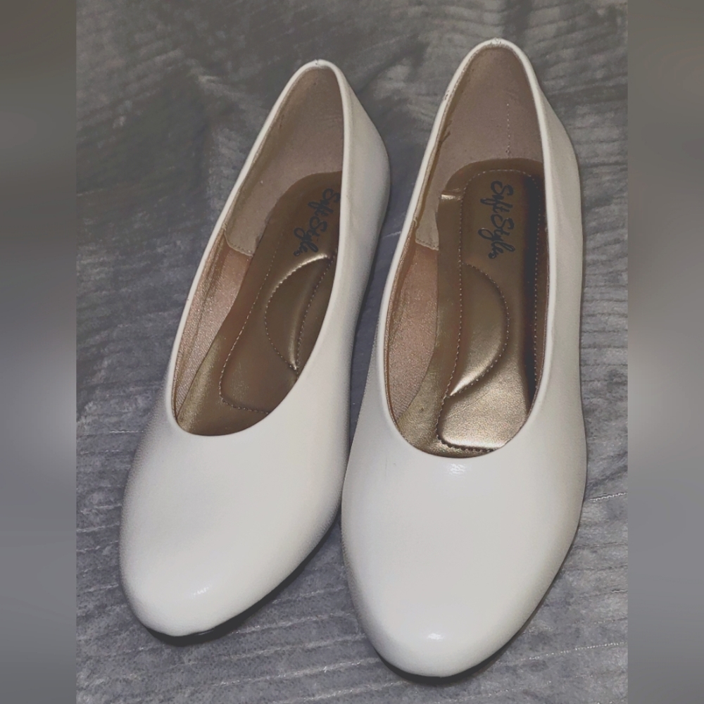 White pumps